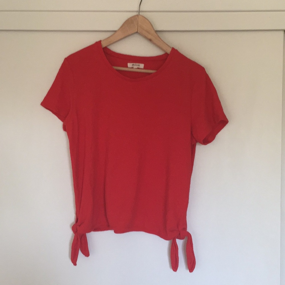 Madewell side tie top